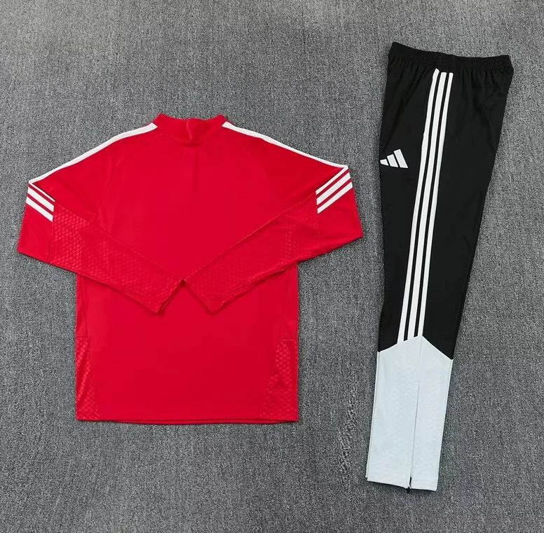 Chandal de entrenamiento España 2026 rojo con blanco (tallas adultos y niños)