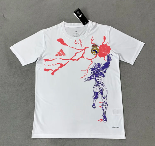 Camiseta Real Madrid especial marvel blanca 25/26 (Solo tallas S-4XL)