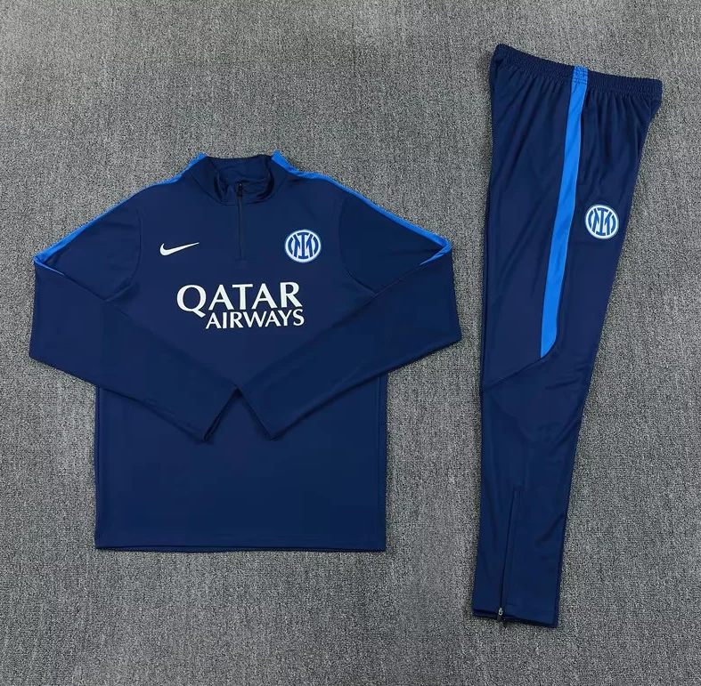 Chandal de entrenamiento azul oscuro Inter de milan 26-27 (tallas adultos y niños)