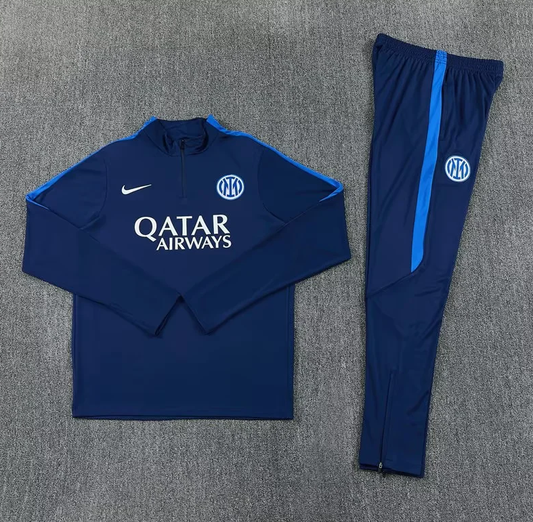 Chandal de entrenamiento azul oscuro Inter de milan 26-27 (tallas adultos y niños)