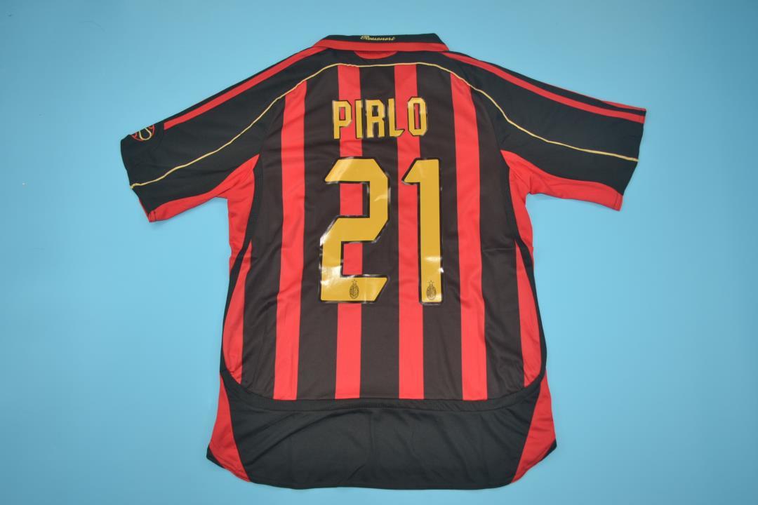 Camiseta Milan 2006/07 Local