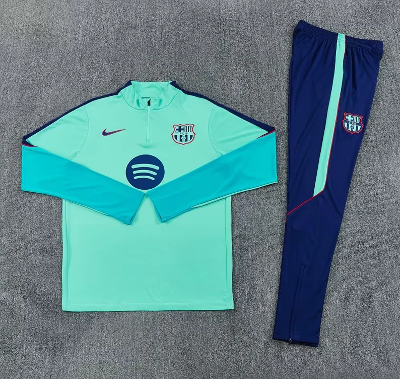 Chandal de entrenamiento Barcelona 26-27 verde (tallas adultos y niños)