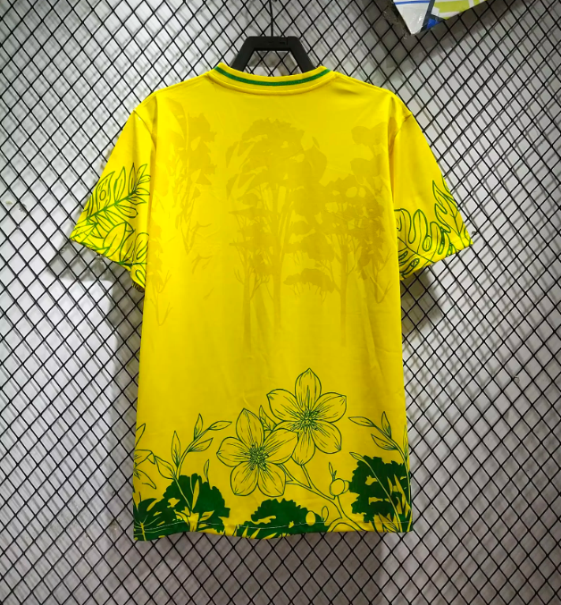 Camiseta Brasil 2026 amarillo verde versión especial (solo tallas S-XXL)