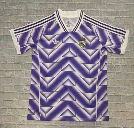 Camiseta Real Madrid 25-26 morada y blanca version player
