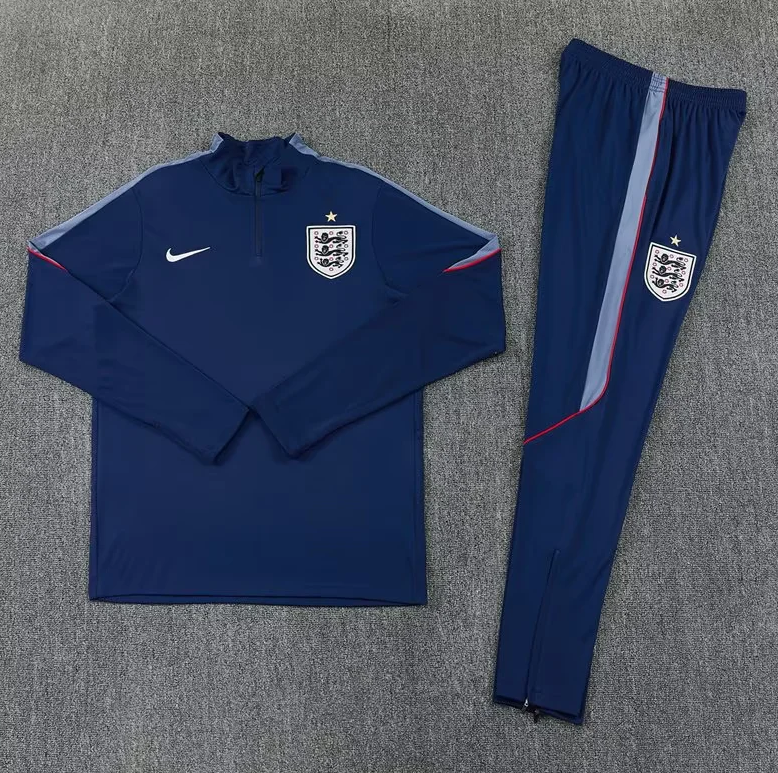 Chandal de entrenamiento Inglaterra azul oscuro 2026 (tallas adultos y niños)