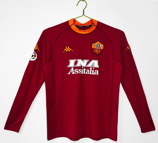 Camiseta manga larga Roma 2000/01 (solo tallas S-2XL)