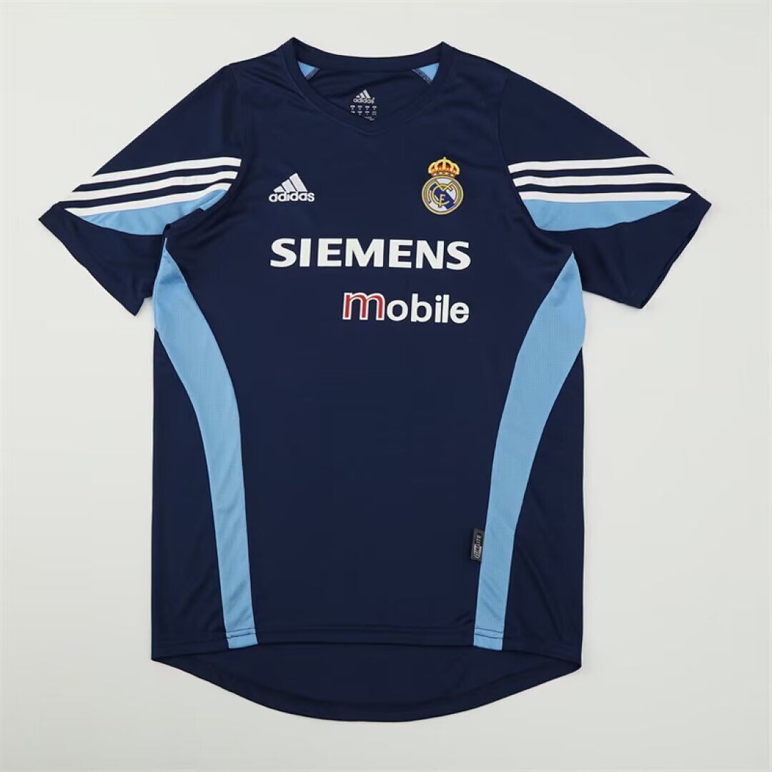 Camisetas de entrenamiento Real Madrid 2005/06 azul oscuro (solo tallas S-2XL)