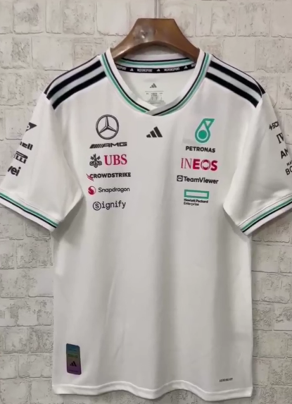 Camiseta Mercedes blanca 2026 (solo tallas S - 5XL)