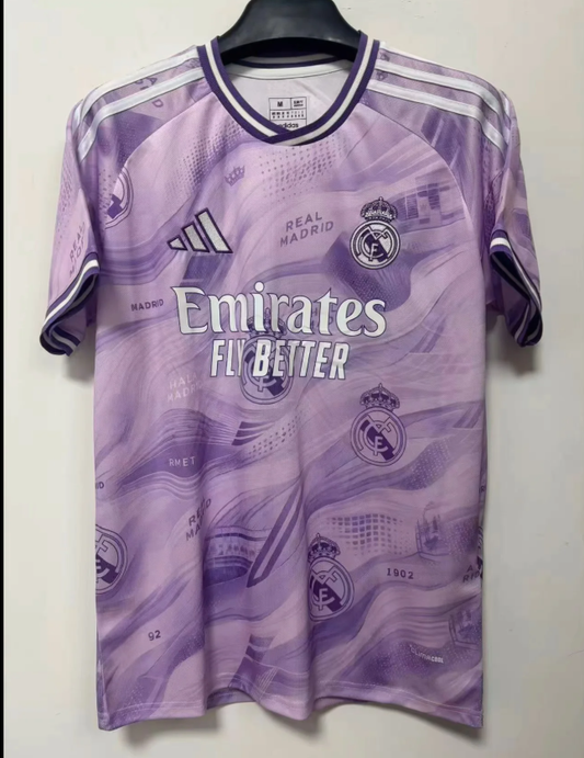 Camiseta Real Madrid 26-27 versión especial morada (tallas S-4XL)