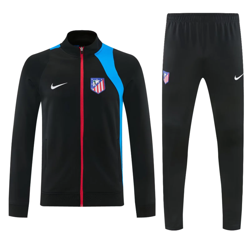 Chandal Atletico de Madrid 26/27 negro con azul (tallas S-XXL)