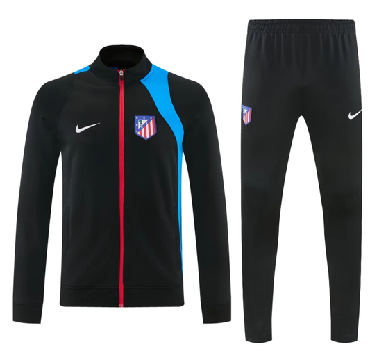 Chandal Atletico de Madrid 26/27 negro con azul (tallas S-XXL)
