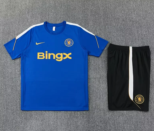 Conjunto de entrenamiento Chelsea 26/27 azul (tallas adultos y niños)