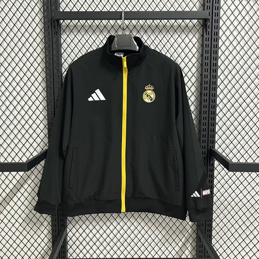 Chaqueta cortavientos Madid 25/26 negra Marvel (Tallas S-3XL)