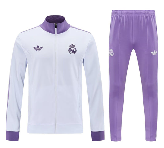 Chandal Real Madrid blanco/morado 24/25