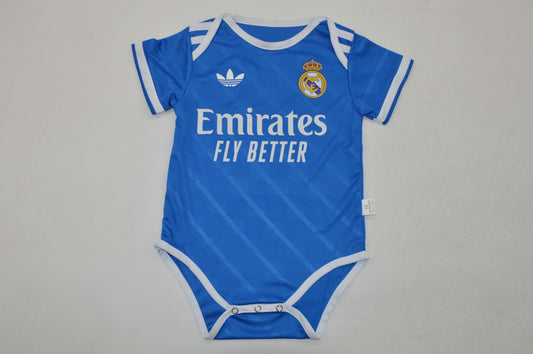 Body Real Madrid 25/26 tercera equipacion  (6 meses -12 meses y 1-2 años)