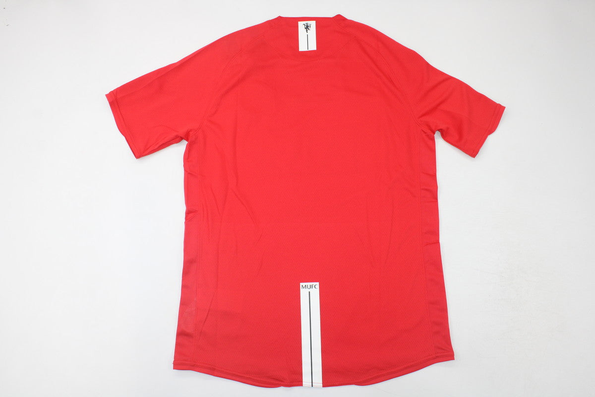 Camiseta Manchester United Local 2007-08 Final Champions