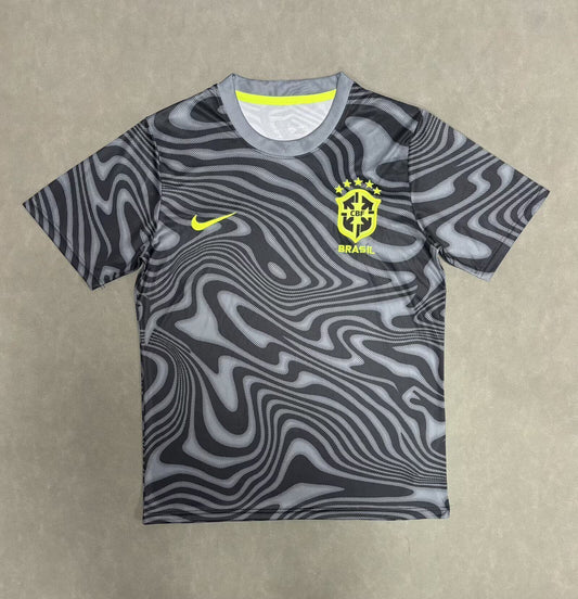 Camisetas de entrenamiento gris Brasil 2026 (solo tallas S-4XL)