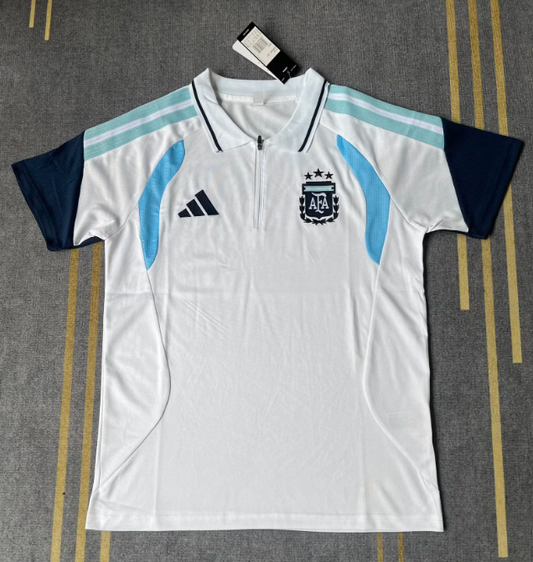Polo Argentina 2026 blanco (tallas S-XXL)