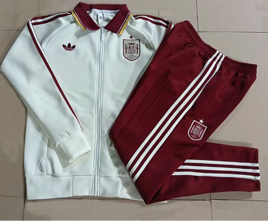 Chandal España Mundial 2026 blanco (tallas adultos y niños)