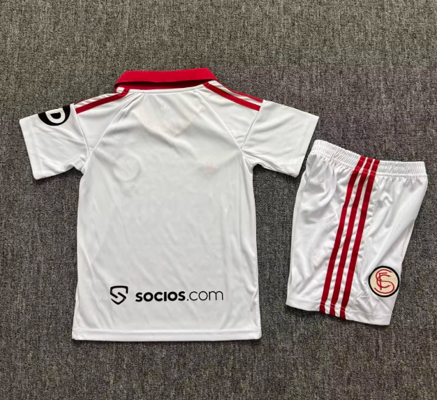 Equipacion Sevilla 25/26 modelo retro (tallas niños) jornada 31
