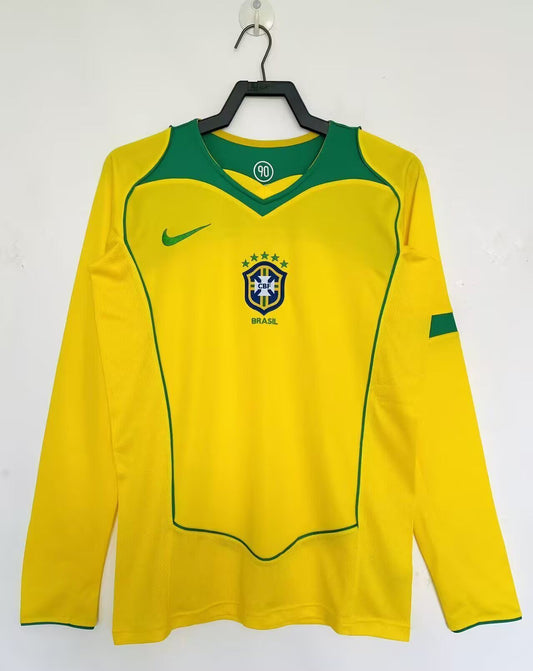 Camiseta de manga larga Brasil 2004