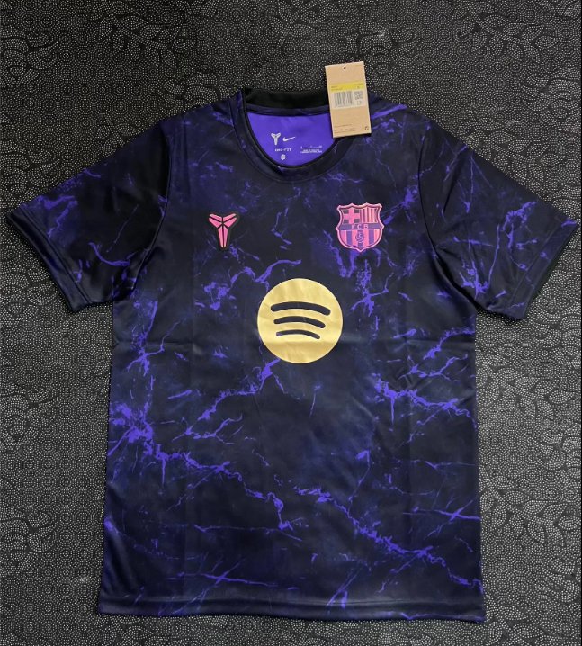Camiseta de entrenamiento Barcelona 26-27 morada (tallas S-4XL)