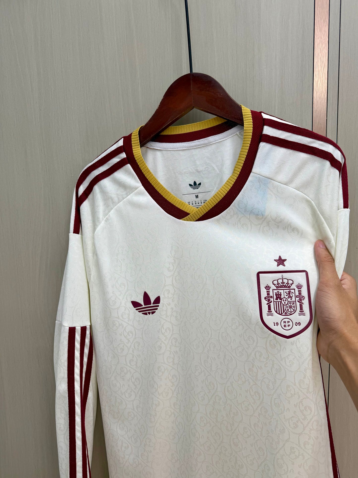 Camiseta manga larga España Visitante Mundial 2026 (tallas S - 2XL)