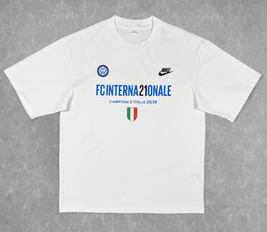 Camiseta de algodón Inter de Milan 25/26 (tallas S-3XL)