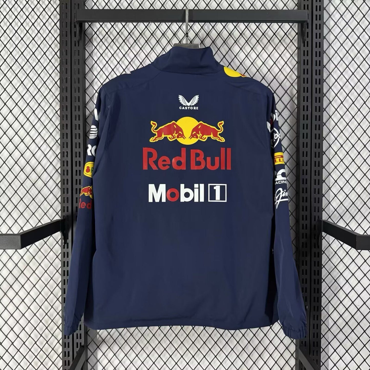 Chaqueta cortavientos Red Bull azul oscuro (tallas S-XXL)