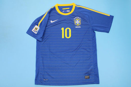Camiseta Brasil 2010 Retro Visitante