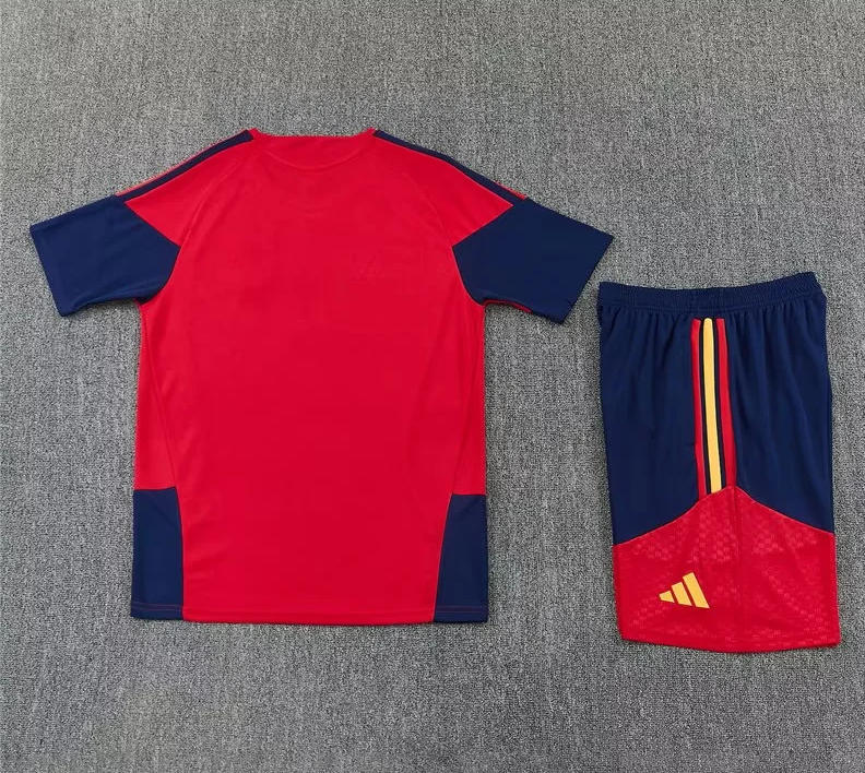 Conjunto de entrenamiento España 2026 roja (talla adulto y niños)