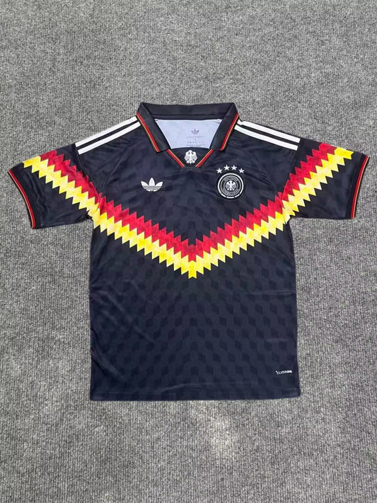 Polo Alemania años 90 polo negro (tallas S-4XL)