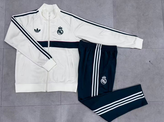 Chandal Real madrid 26-27 blanco con verde (tallas S-XXL)