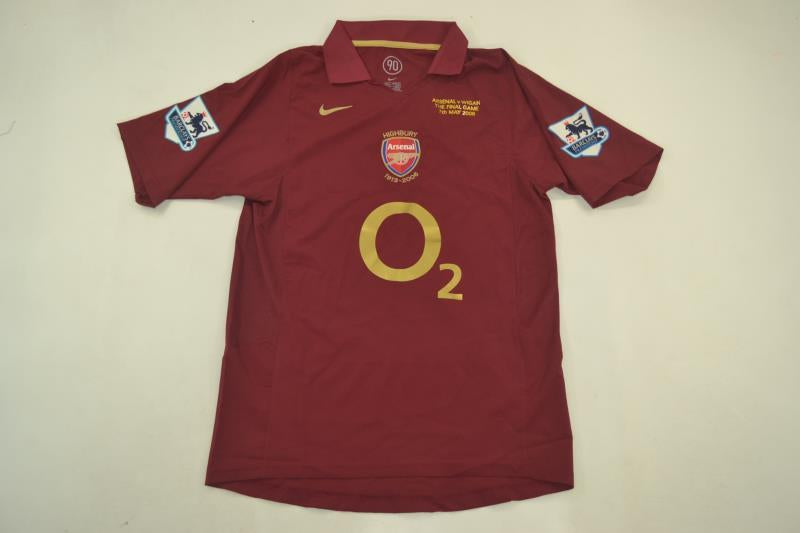 Camiseta Arsenal 2005/06