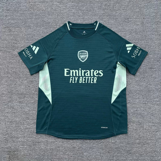 Camiseta de entrenamiento Arsenal 26 verde version jugador (tallas S-XXL)
