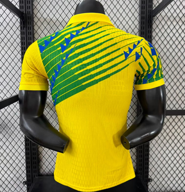 Camiseta Brasil 2026 amarillo verde versión especial player version (solo tallas S-2XL)