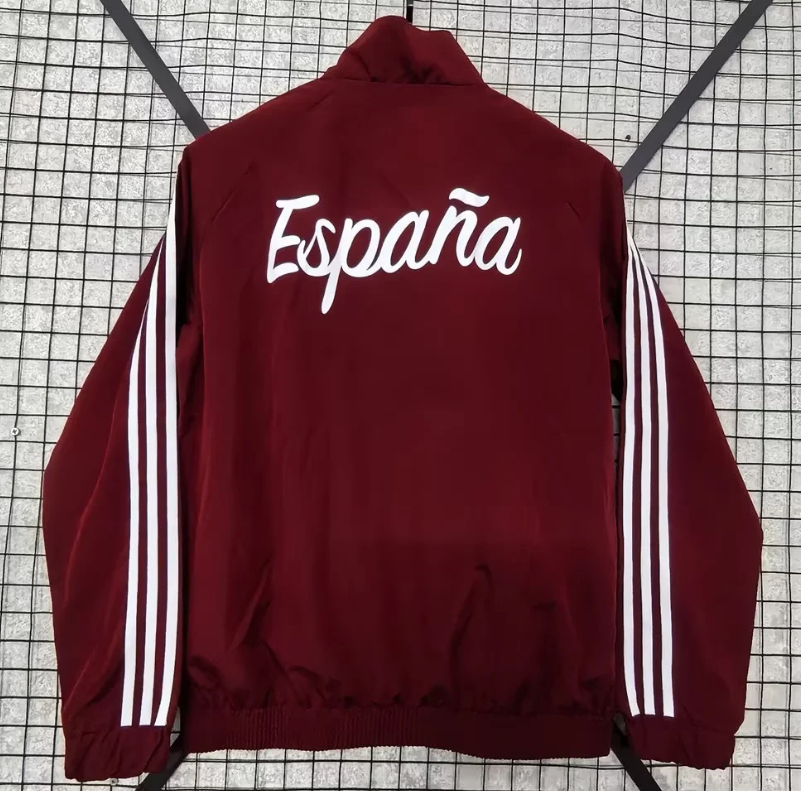 Chaqueta cortavientos España 2026 roja (tallas S-XXL)