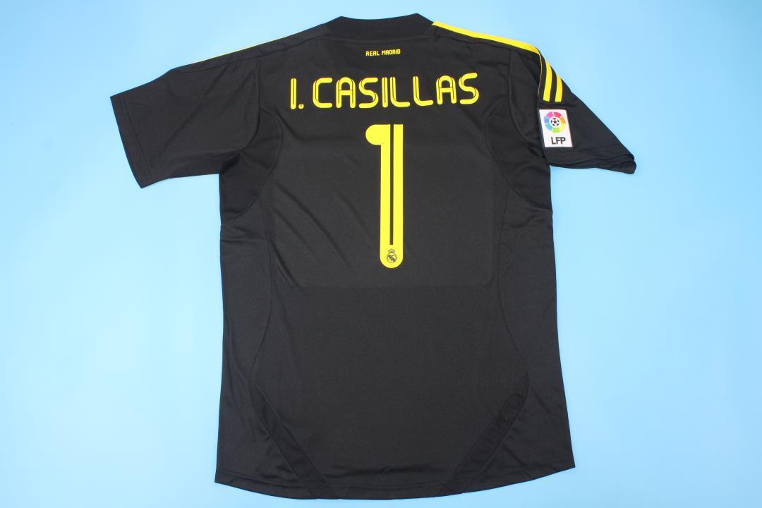 Camiseta Portero Real Madrid 2011/12 Negra (tallas S-2XL)