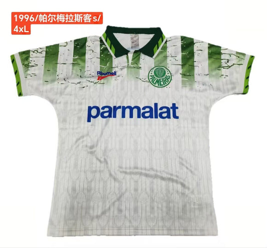 Camiseta Palmeiras 1996 blanco visitante (tallas S-4XL)