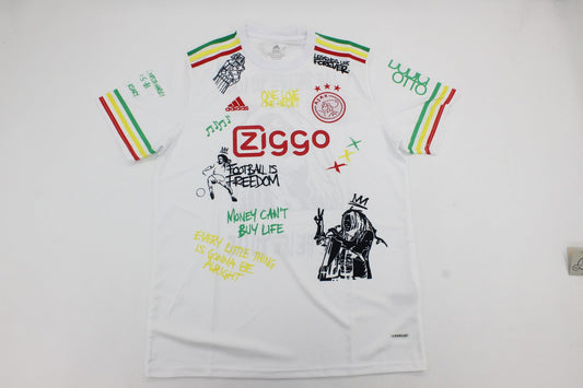 Camiseta Ajax Bob Marley Blanca