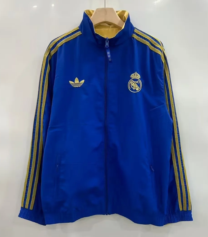 Chaqueta cortavientos reversible Real Madrid (Solo tallas S-XXL)