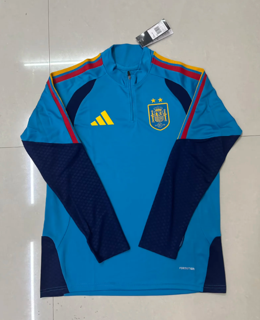 Sueter España dos estrellas 2026 azul (solo tallas S-2XL)