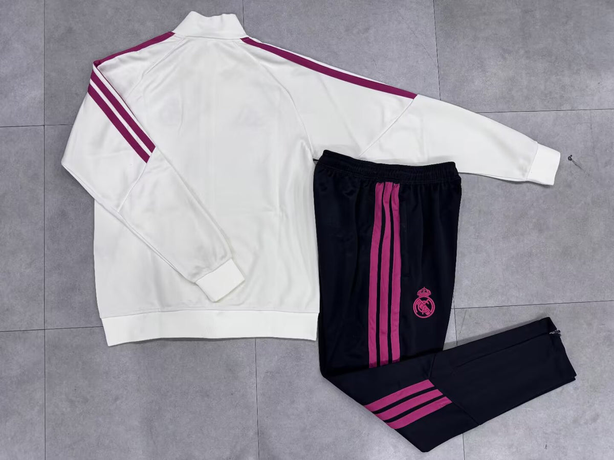 Chandal Real madrid 26-27 blanco con rosa (tallas S-XXL)
