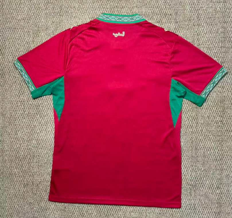 Camiseta Marruecos 2026 local versión dos estrellas (tallas S-4XL)