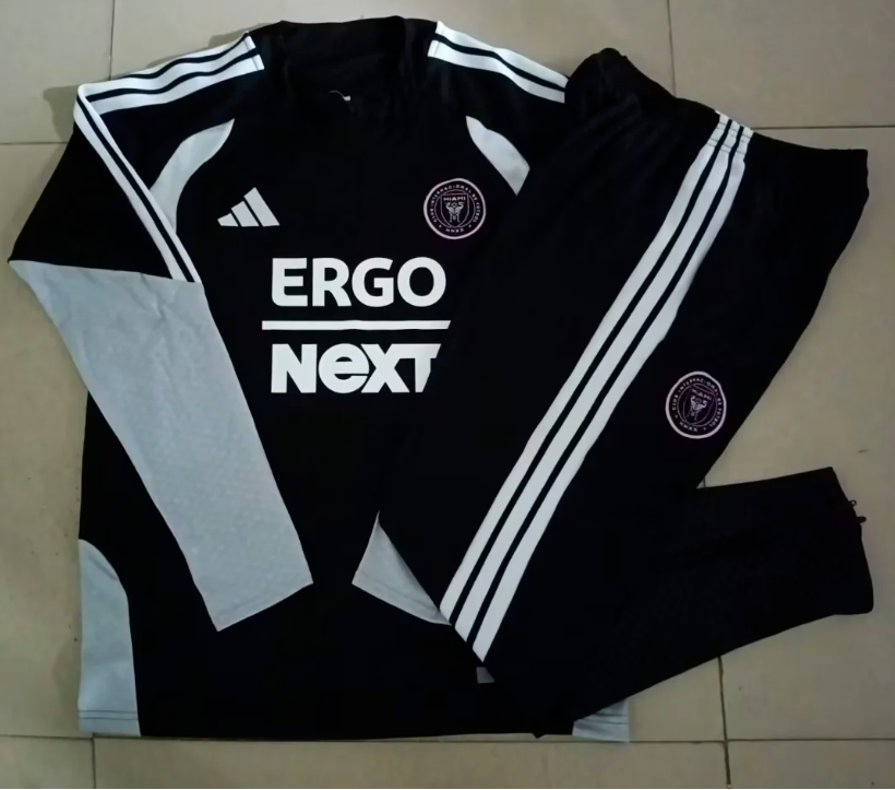 Chandal de entrenamiento negro Inter Miami 26/27 (tallas adultos y niños)