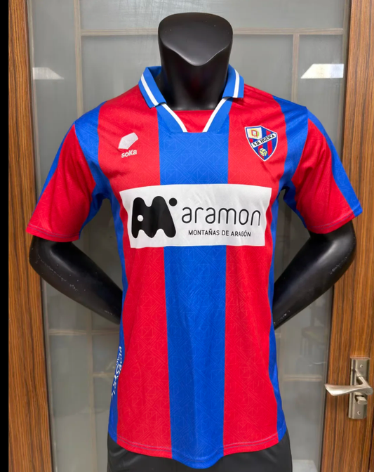 Camiseta Huesca 25/26 modelo retro (tallas S-4XL) jornada 31