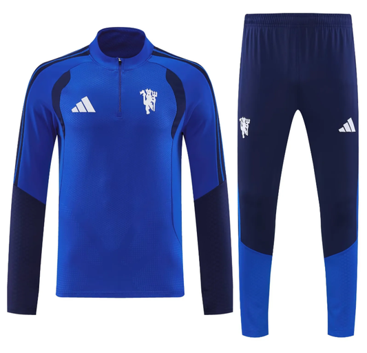 Chandal de entrenamiento Manchester United azul oscuro 26/27 (tallas S-XXL)