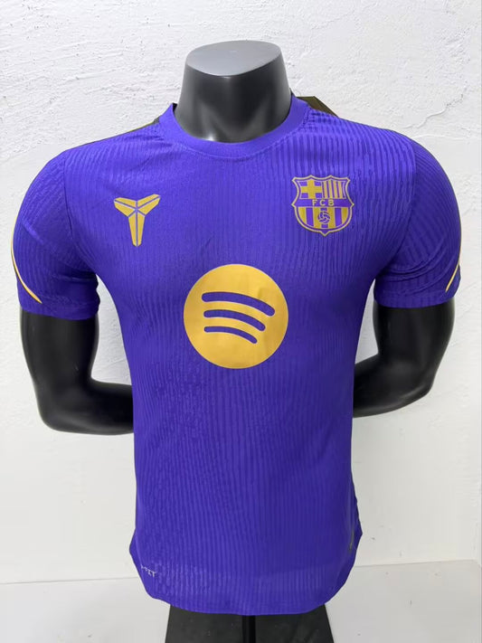 Camiseta de entrenamiento Barcelona 26-27 morada version jugador (tallas S-3XL)