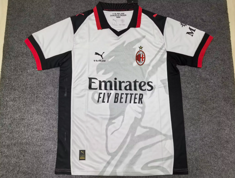 Camiseta Milan X Slam Jam 25/26 4to fuera (tallas S-4XL)