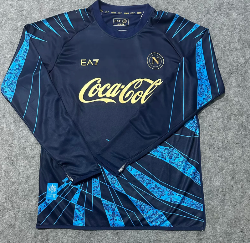 Camiseta de manga larga de entrenamiento Napoles 2026 (Solo tallas S-4XL)